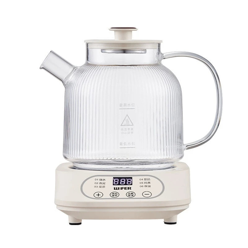 Glass Electric Herbal Tea Kettle Automatic Temperature-Control