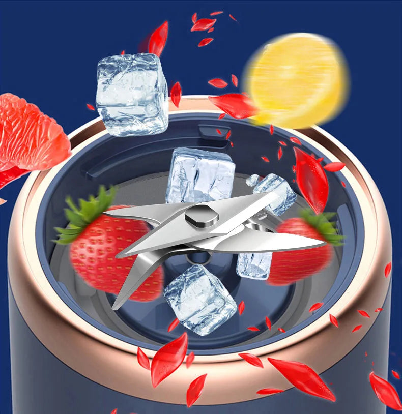 Portable Electric Mini Juicer Blender for Fresh Fruit Orange Citrus Le