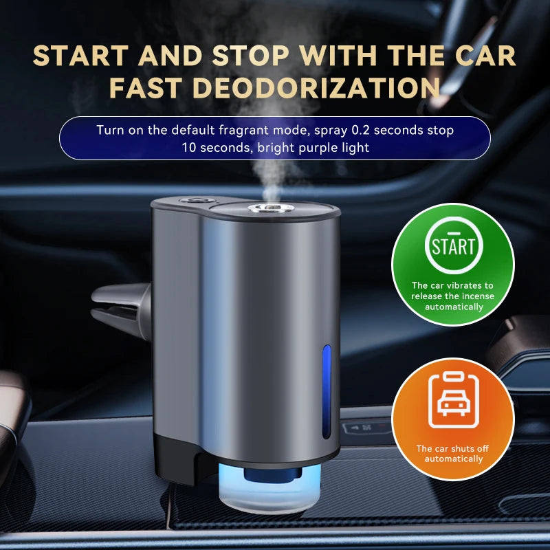 CAR Humidifier Essential Oil Diffuser Smart Car Air Aromatherapy Diffuser